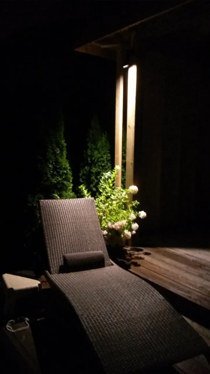 Landscape lighting project
